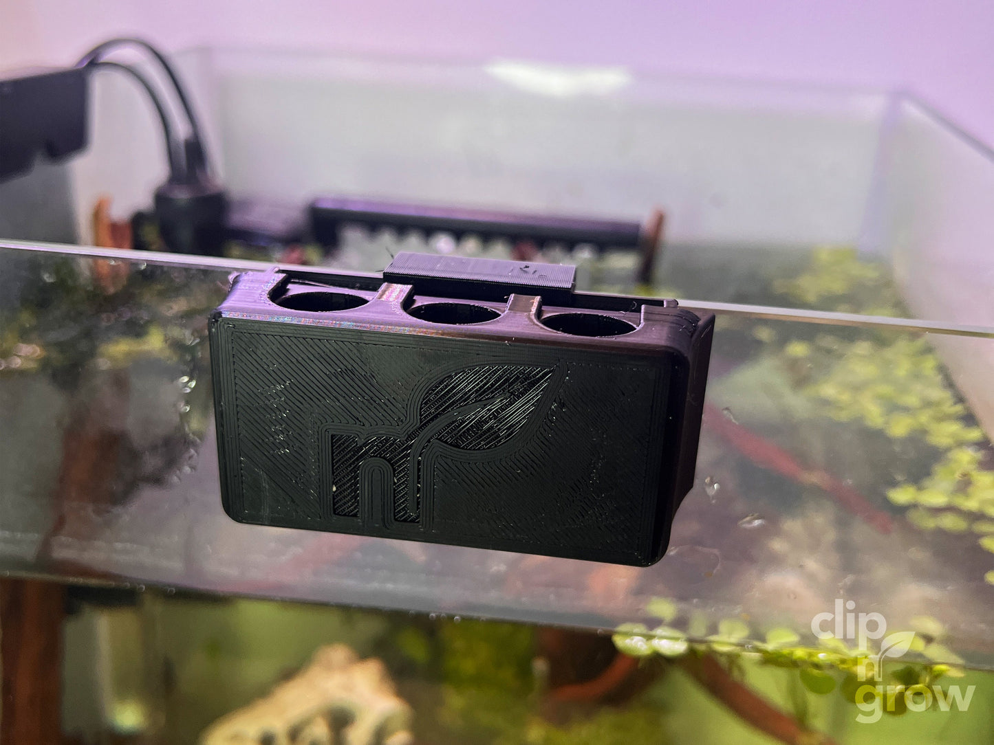 Clip'N'Grow TRIO XL (15mm Stem) - BLACK